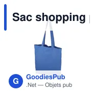 Sac shopping personnalisable en coton Oeko-Tex avec logo entreprise - Miniature 10