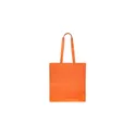 Variante orange - Sac shopping personnalisable en coton Oeko-Tex avec logo entreprise