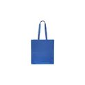 Variante bleu - Sac shopping personnalisable en coton Oeko-Tex avec logo entreprise