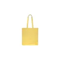 Variante jaune - Sac shopping personnalisable en coton Oeko-Tex avec logo entreprise