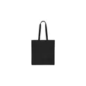 Variante noir - Sac shopping personnalisable en coton Oeko-Tex avec logo entreprise