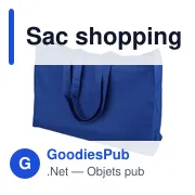 Sac shopping personnalisable en coton avec logo entreprise - Miniature 2