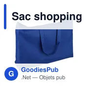 Sac shopping personnalisable en coton avec logo entreprise - Miniature 5