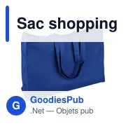Sac shopping personnalisable en coton avec logo entreprise - Miniature 6