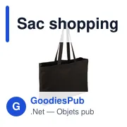 Sac shopping personnalisable en coton Oeko-Tex avec logo entreprise - Miniature 4