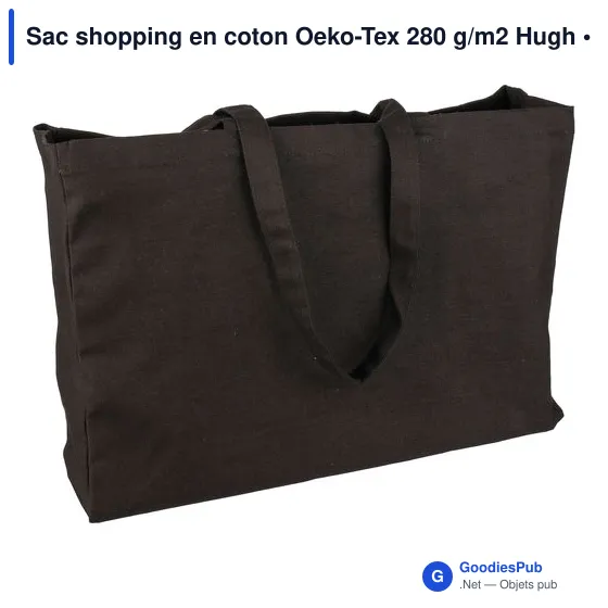 Sac shopping personnalisable en coton Oeko-Tex avec logo entreprise - Image 5