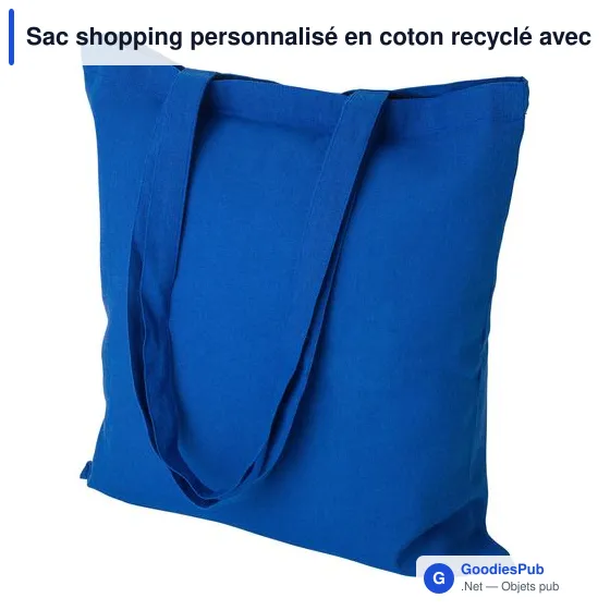 Sac shopping en coton recyclé 120g/m² Cassiopeia - Image 12