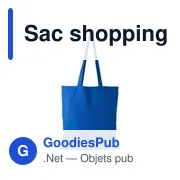 Sac shopping en coton recyclé 120g/m² Cassiopeia - Miniature 4