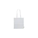 Variante blanc - Sac shopping en coton recyclé 120g/m² Cassiopeia