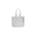 Variante gris - Sac shopping personnalisable en coton recyclé avec logo - Bennett
