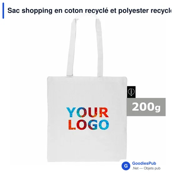 Sac shopping en coton recyclé et polyester recyclé B'RIGHT | Porter - Image 1