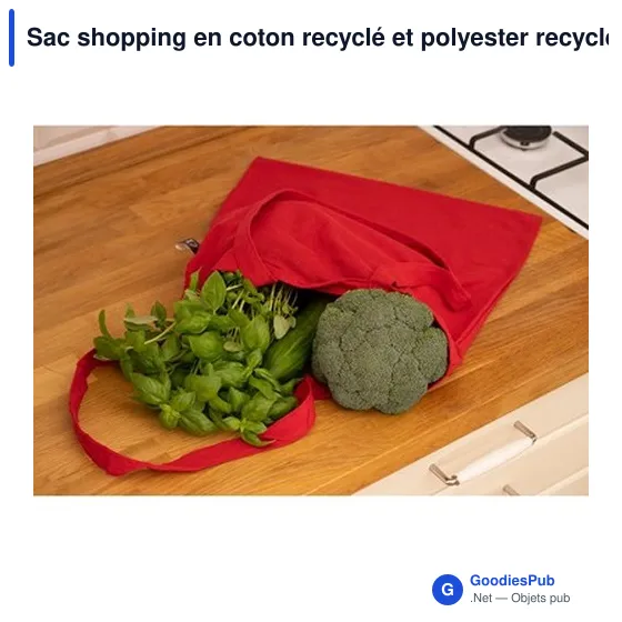 Sac shopping en coton recyclé et polyester recyclé B'RIGHT | Porter - Image 12
