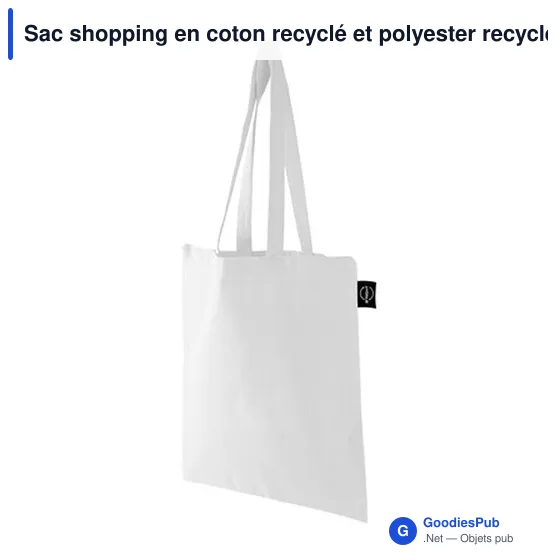 Sac shopping en coton recyclé et polyester recyclé B'RIGHT | Porter - Image 5