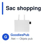 Sac shopping en coton recyclé et polyester recyclé B'RIGHT | Porter - Miniature 6