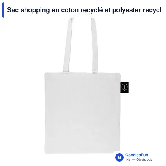 Sac shopping en coton recyclé et polyester recyclé B'RIGHT | Porter - Image 6