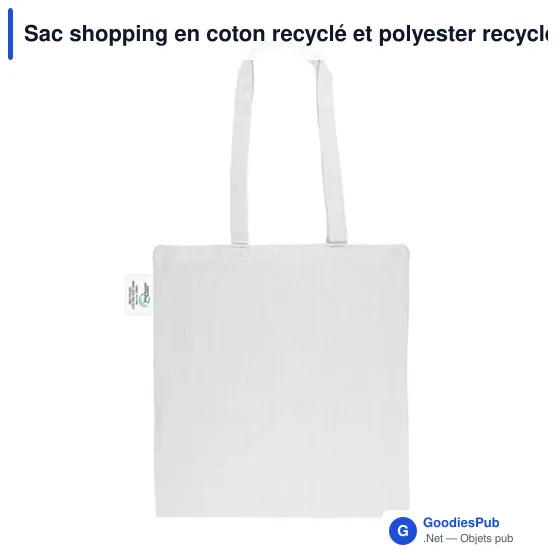 Sac shopping en coton recyclé et polyester recyclé B'RIGHT | Porter - Image 7