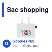 Sac shopping en coton recyclé et polyester recyclé B'RIGHT | Porter - Miniature 8