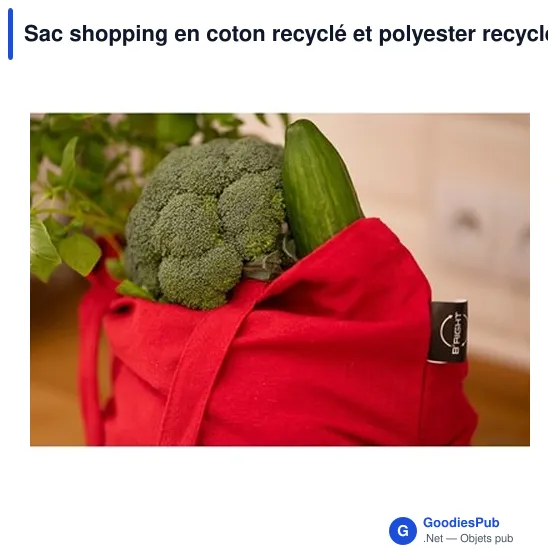 Sac shopping en coton recyclé et polyester recyclé B'RIGHT | Porter - Image 10