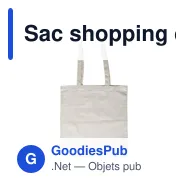 Sac shopping en coton Terry - Miniature 7