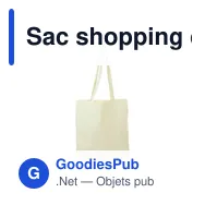 Sac shopping en coton | Wilfred - Miniature 3