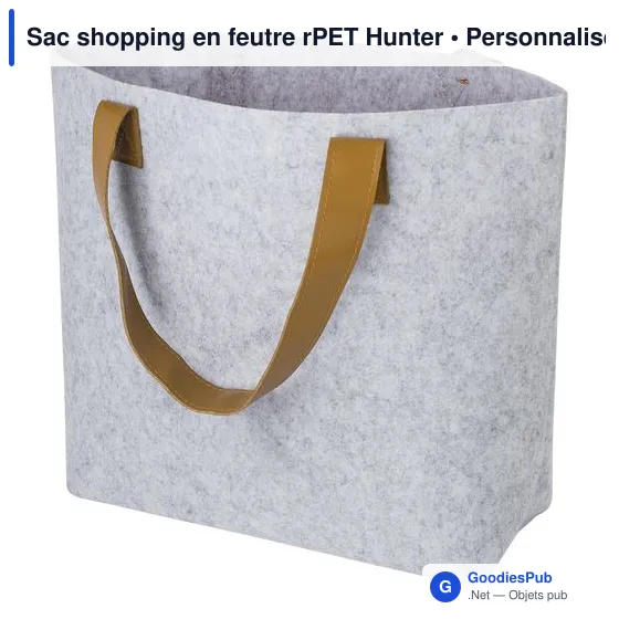 Sac shopping en feutre rPET Hunter - Image 11