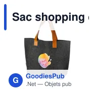 Sac shopping en feutre rPET Hunter - Miniature 10