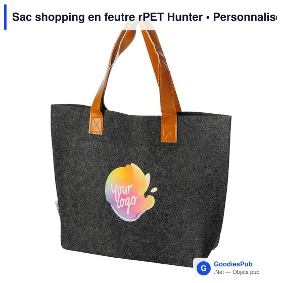 Sac shopping en feutre rPET Hunter - Image 10