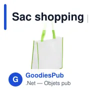 Sac shopping personnalisable en non-tissé avec logo - Avi - Miniature 4