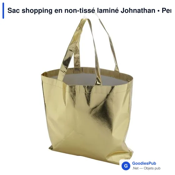 Sac shopping en non-tissé laminé Johnathan - Image 2