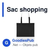 Sac shopping personnalisable en non-tissé recyclé Talisa avec logo - Miniature 4