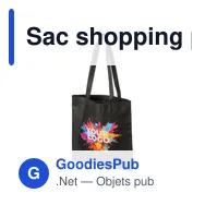 Sac shopping personnalisable en non-tissé recyclé Talisa avec logo - Miniature 10