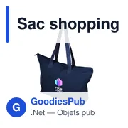 Sac shopping en polycoton recyclé 330 g/m2 Malina - Miniature 15