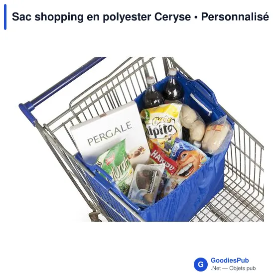 Sac shopping personnalisable avec logo - Tote bag Ceryse - Image 6