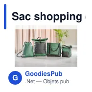 Sac shopping en polyester rPET 600D Lumi - Miniature 11