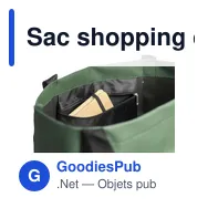 Sac shopping en polyester rPET 600D Lumi - Miniature 9
