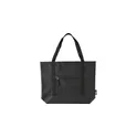 Variante noir - Sac shopping en polyester rPET 600D Lumi