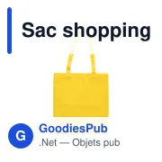 Sac shopping en rPET Anaya - Miniature 1