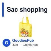 Sac shopping en rPET Anaya - Miniature 3