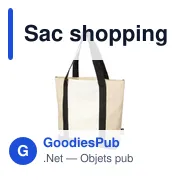 Sac shopping personnalisable en rPET Carl avec logo - Miniature 2