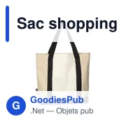 Sac shopping personnalisable en rPET Carl avec logo - Miniature 4