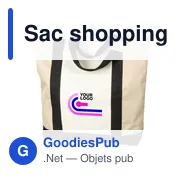 Sac shopping personnalisable en rPET Carl avec logo - Miniature 5