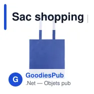 Sac shopping personnalisable en rPET non-tissé Ryder avec logo - Miniature 12