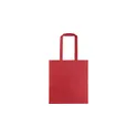 Variante rouge - Sac shopping personnalisable en rPET non-tissé Ryder avec logo