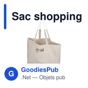 Sac shopping en velours côtelé Tino - Miniature 12