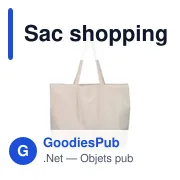Sac shopping en velours côtelé Tino - Miniature 14