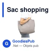 Sac shopping en velours côtelé Tino - Miniature 8