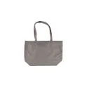 Variante gris - Sac shopping en velours côtelé Tino