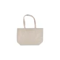 Variante beige - Sac shopping en velours côtelé Tino