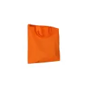 Variante Orange - Sac shopping personnalisable anses courtes coton OEKO-TEX® 38x42 cm avec logo - Couleurs