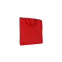 Variante Rouge - Sac shopping personnalisable anses courtes coton OEKO-TEX® 38x42 cm avec logo - Couleurs